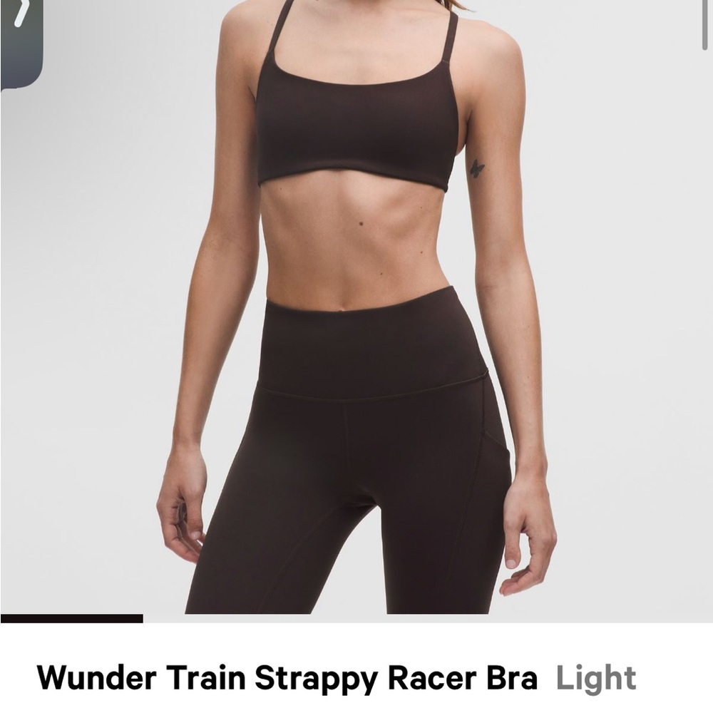 Lululemon Athletica Strappy Racer Bra - Black